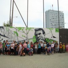 Wyjścia Park Linowy, Teatr, Miłosz - graffiti 2011